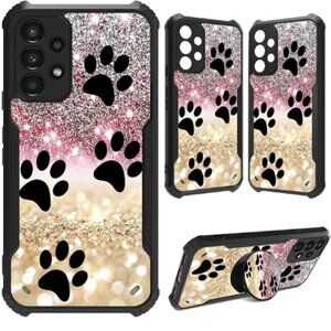 Case for Samsung Galaxy A32 5G Phone Case, Stand Kickstand Case Shock-Absorbing